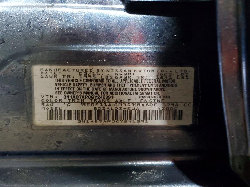 Продажа на аукционе авто 2016 Nissan Sentra, vin: 3N1AB7AP0GY246391, номер лота: 98892755