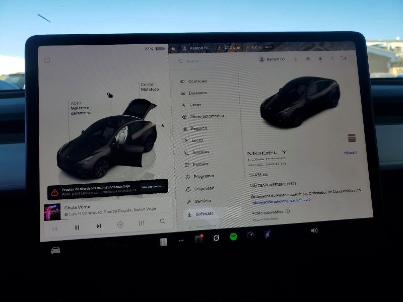 Aukcja sprzedaży 2025 Tesla Model Y, vin: 7SAYGAEE1SF309721, numer aukcji: 72217795