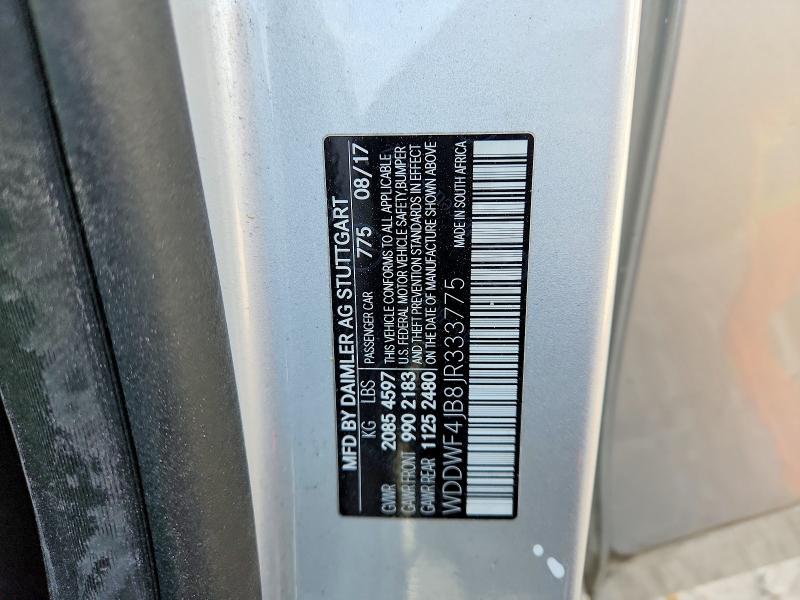 Aukcja sprzedaży 2018 Mercedes-benz C, vin: WDDWF4JB8JR333775, numer aukcji: 74146635