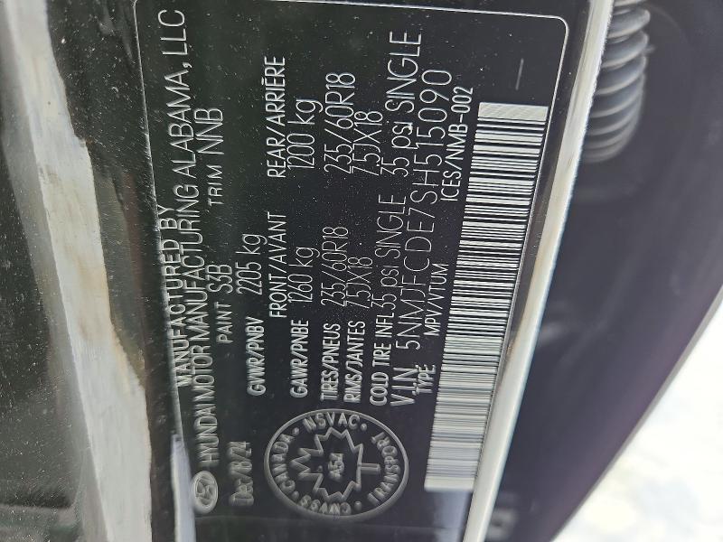 Продаж на аукціоні авто 2025 Hyundai Tucson, vin: 5NMJFCDE7SH515090, номер лоту: 74058995