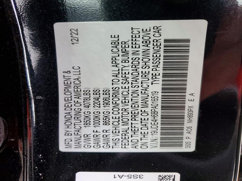 Продажа на аукционе авто 2023 Acura Integra A-, vin: 19UDE4H68PA016519, номер лота: 97841585