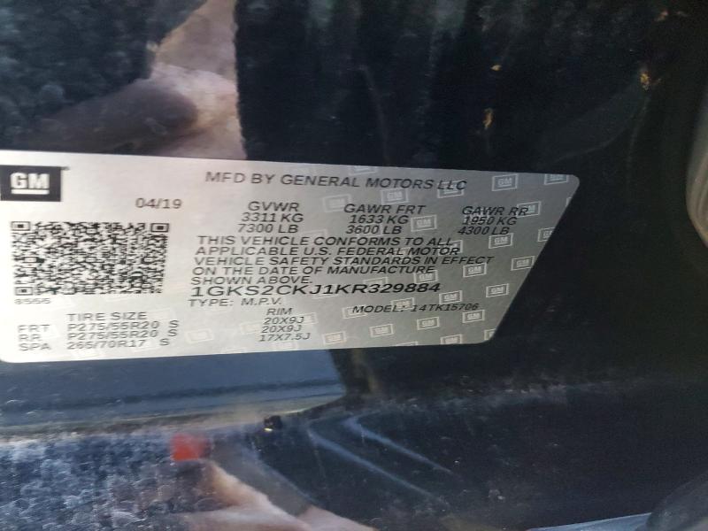 Продажа на аукционе авто 2019 Gmc Yukon, vin: 1GKS2CKJ1KR329884, номер лота: 99037225