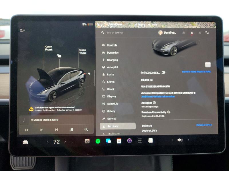 74793565 :رقم المزاد ، 5YJ3E1EAXPF644378 vin ، 2023 Tesla Model 3 مزاد بيع