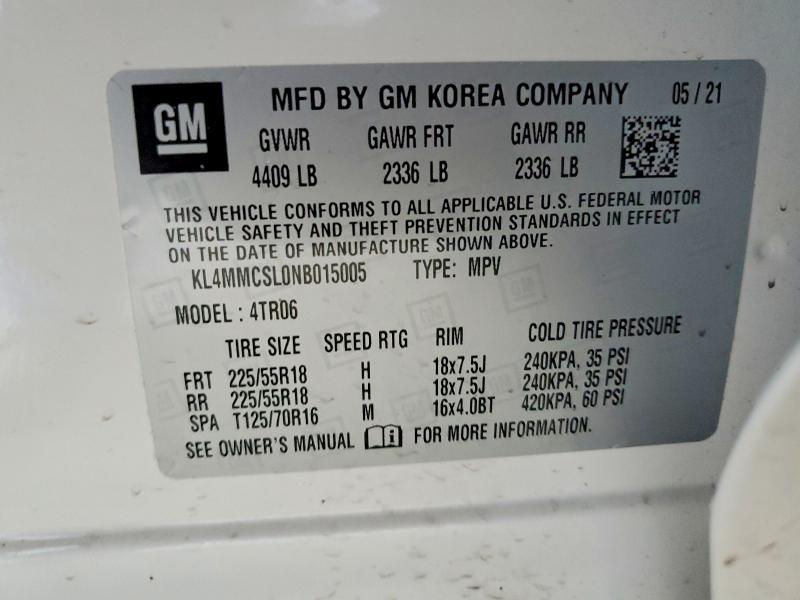 Продажа на аукционе авто 2022 Buick Encore Gx, vin: KL4MMCSL0NB015005, номер лота: 98254625