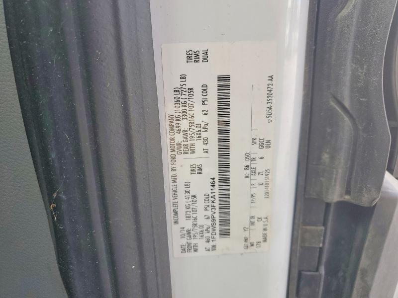 2015 Ford Transit მანქანა იყიდება აუქციონზე, vin: 1FDWS9PV3FKA11464, აუქციონის ნომერი: 75394555