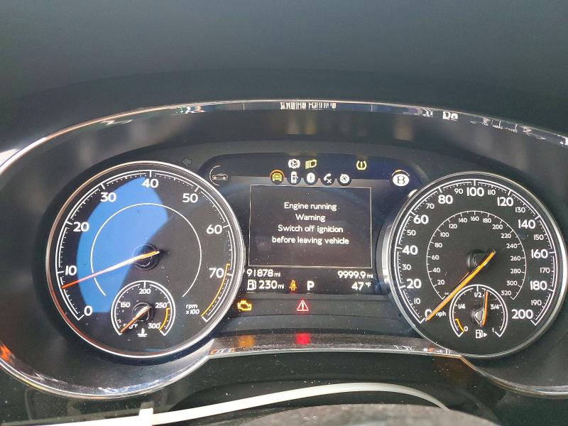 2019 Bentley Bentayga მანქანა იყიდება აუქციონზე, vin: SJAAM2ZV1KC024006, აუქციონის ნომერი: 74028095
