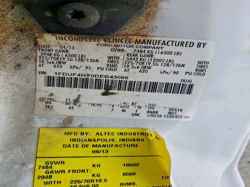 Aukcja sprzedaży 2013 Ford F450, vin: 1FDUF4HY0DEB43066, numer aukcji: 74432625