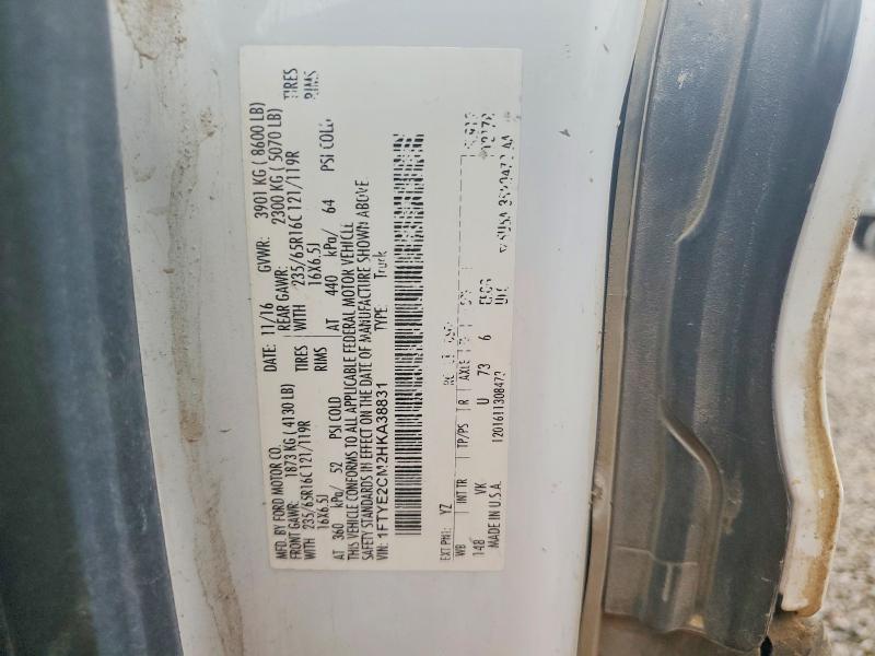 Auction sale of the 2017 Ford Transit, vin: 1FTYE2CM2HKA38831, lot number: 97587975