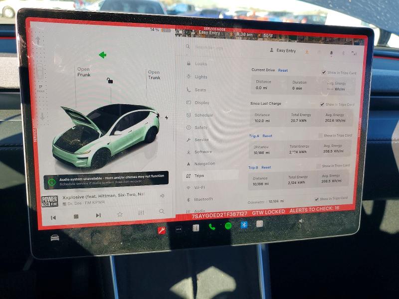 Aukcja sprzedaży 2026 Tesla Model Y, vin: 7SAYGDED2TF387127, numer aukcji: 74681465