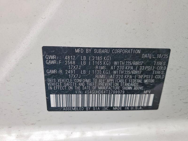 Продажа на аукционе авто 2026 Subaru Crosstrek, vin: 4S4GUHD64T3709979, номер лота: 74034105