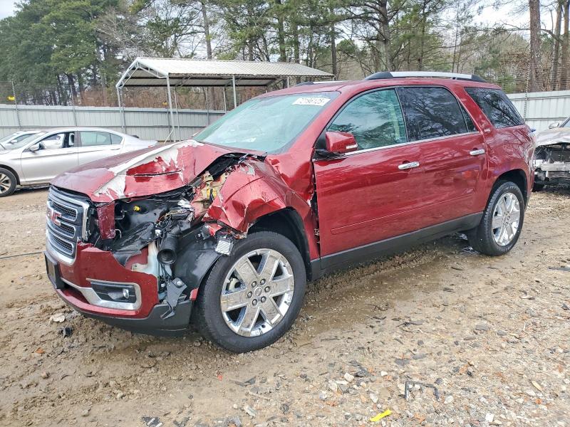 72196125 :رقم المزاد ، 1GKKRSKD3HJ293302 vin ، 2017 Gmc Acadia Limited مزاد بيع
