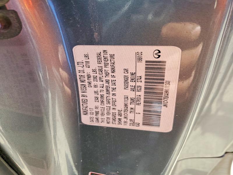 99007235 :رقم المزاد ، JN1CV7EK4HM111241 vin ، 2017 Infiniti Q60 Base مزاد بيع