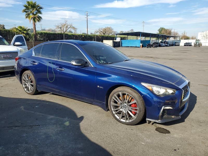 2018 Infiniti Q50 მანქანა იყიდება აუქციონზე, vin: JN1FV7AR6JM481080, აუქციონის ნომერი: 73900665