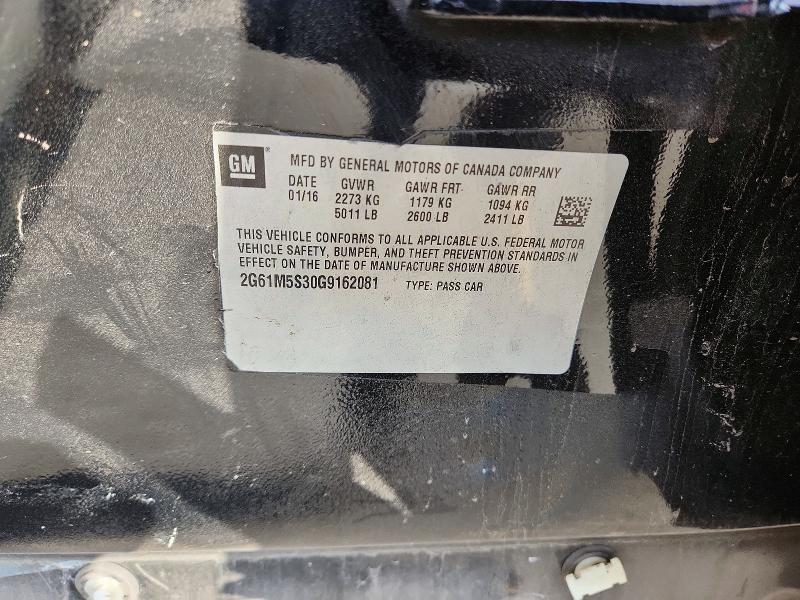 Продажа на аукционе авто 2016 Cadillac Xts, vin: 2G61M5S30G9162081, номер лота: 98450385