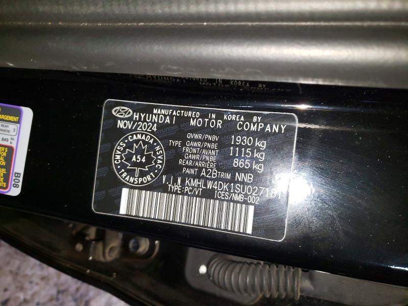 97526755 :رقم المزاد ، KMHLW4DK1SU027181 vin ، 2025 Hyundai Elantra N مزاد بيع