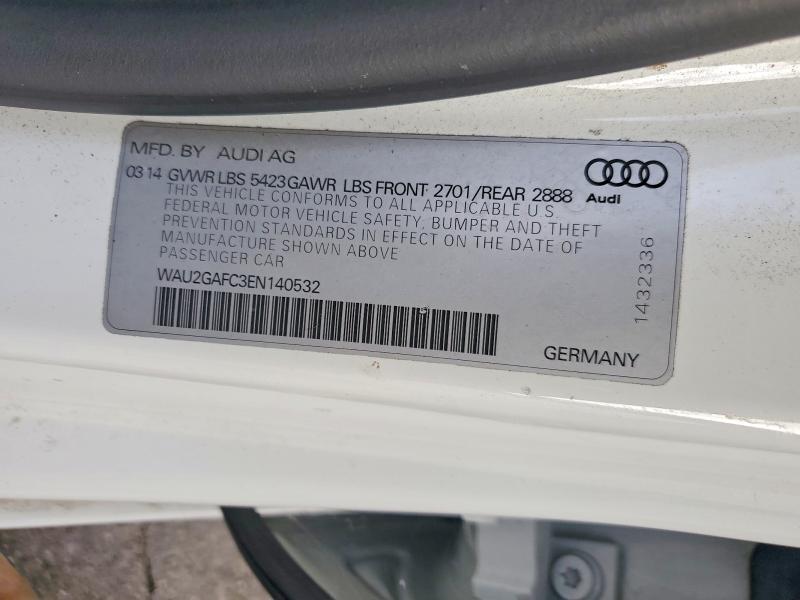 Aukcja sprzedaży 2014 Audi A7, vin: WAU2GAFC3EN140532, numer aukcji: 98455075