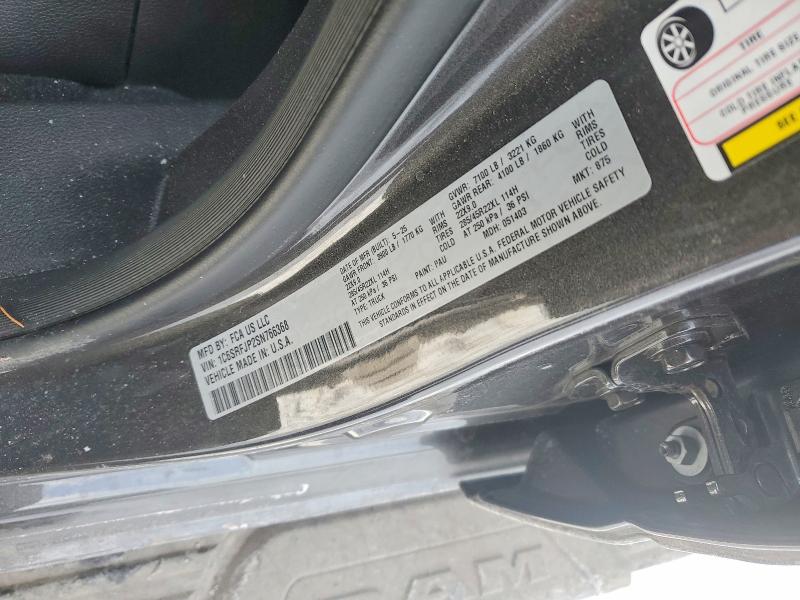 Продажа на аукционе авто 2025 Ram 1500, vin: 1C6SRFJP2SN766368, номер лота: 74805575