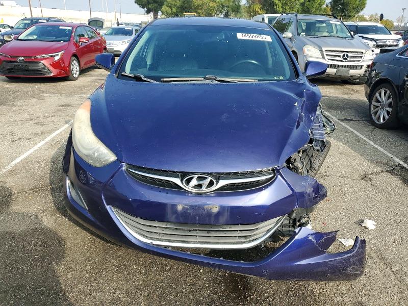 74599895 :رقم المزاد ، 5NPDH4AE4DH244612 vin ، 2013 Hyundai Elantra مزاد بيع
