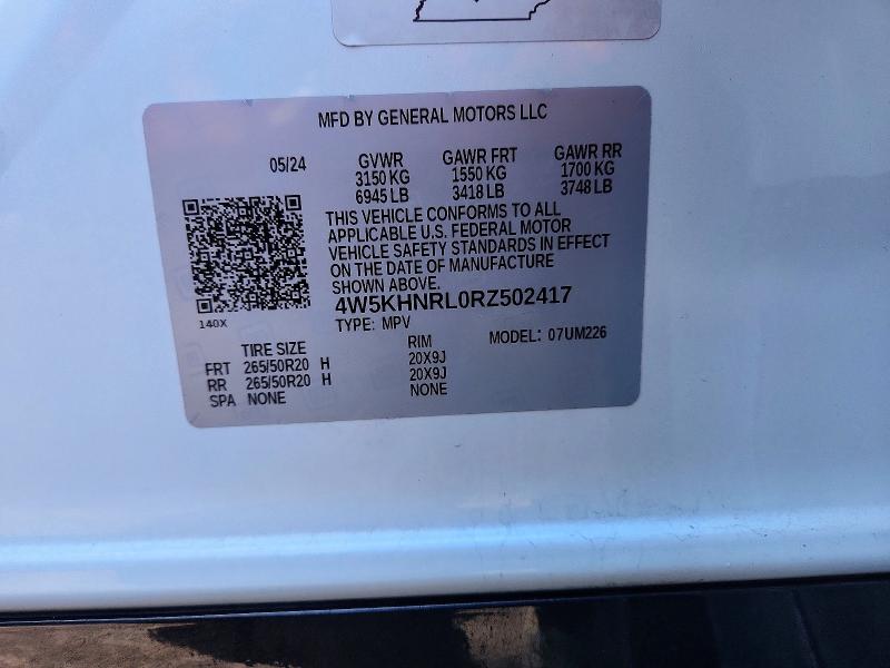 Продаж на аукціоні авто 2024 Acura Zdx, vin: 4W5KHNRL0RZ502417, номер лоту: 99560265