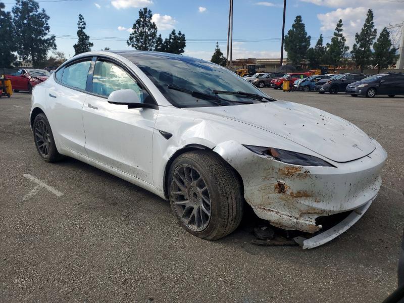 2024 Tesla Model 3 მანქანა იყიდება აუქციონზე, vin: 5YJ3E1EA4RF858690, აუქციონის ნომერი: 99721555