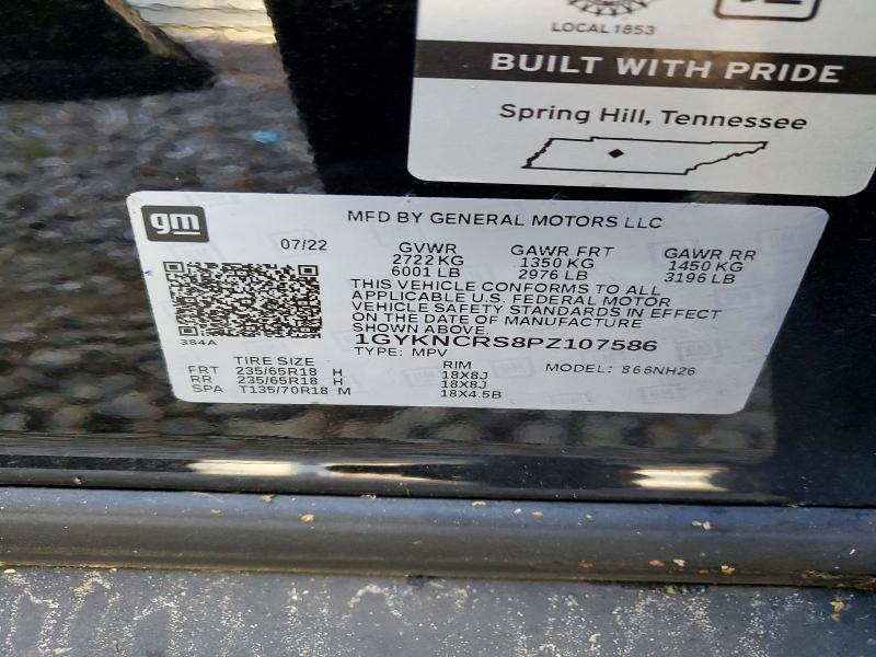 Aukcja sprzedaży 2023 Cadillac Xt5 Premiu, vin: 1GYKNCRS8PZ107586, numer aukcji: 73475075
