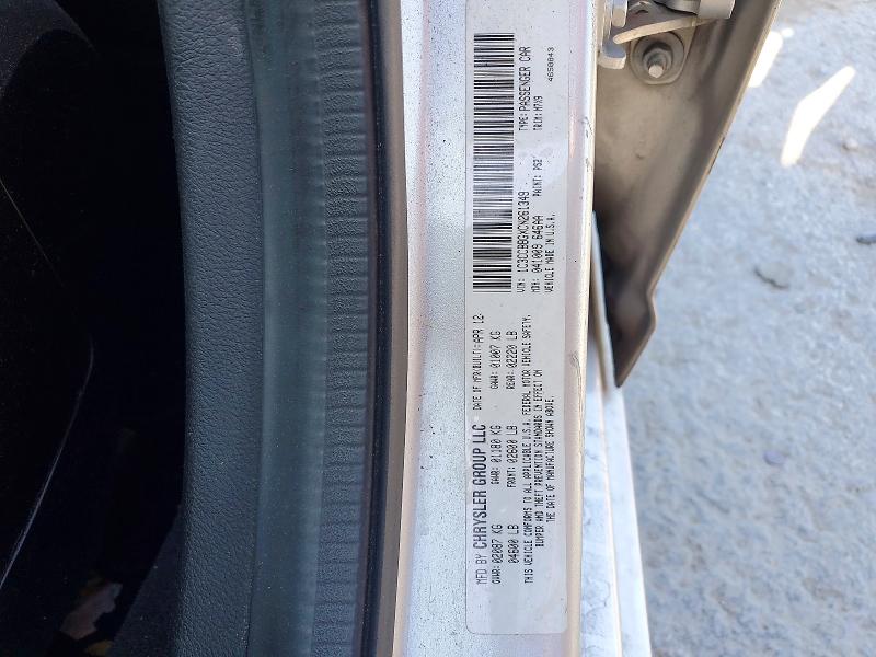 72522125 :رقم المزاد ، 1C3CCBBGXCN261349 vin ، 2012 Chrysler 200 مزاد بيع