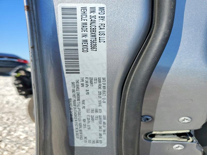 2021 Jeep Compass მანქანა იყიდება აუქციონზე, vin: 3C4NJCBBXMT563567, აუქციონის ნომერი: 98666565