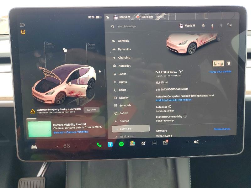 Aukcja sprzedaży 2025 Tesla Model Y, vin: 7SAYGDED3SA354634, numer aukcji: 73462325