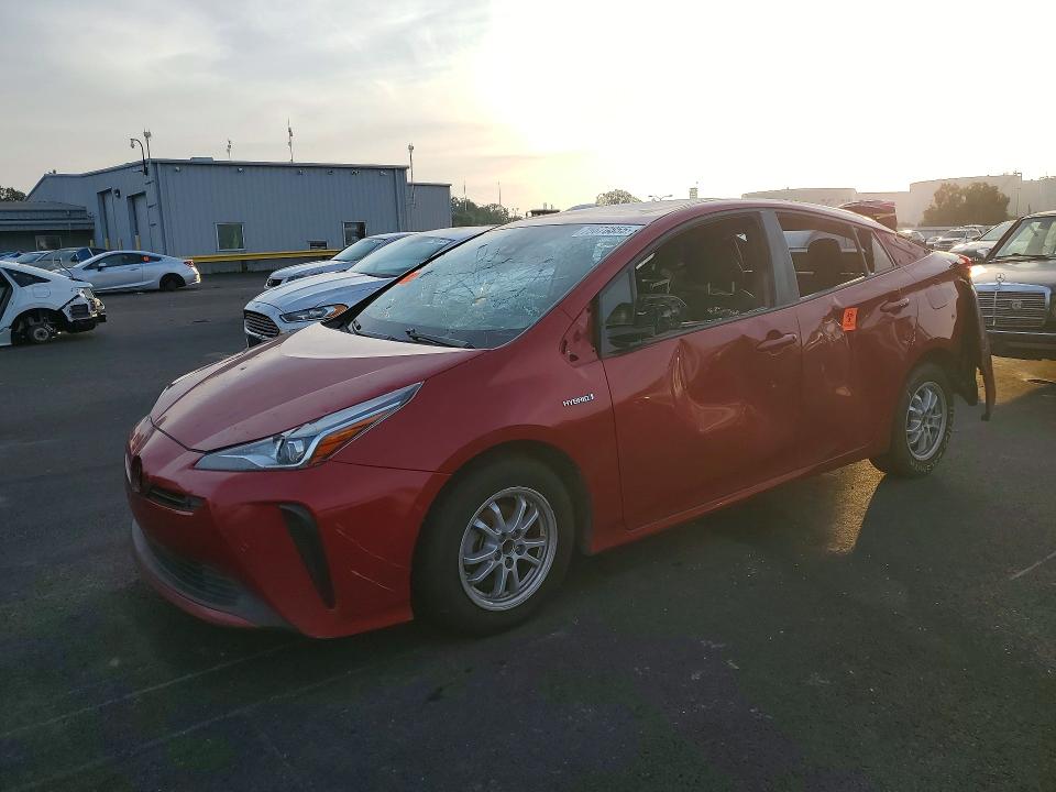 75678855 :رقم المزاد ، JTDKARFU1K3070256 vin ، 2019 Toyota Prius مزاد بيع