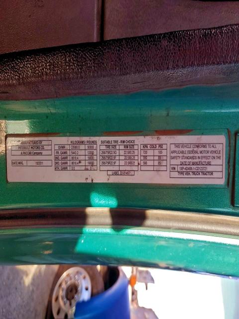 Auction sale of the 2012 Peterbilt 587, vin: 1XP4D49X1CD123721, lot number: 99834985