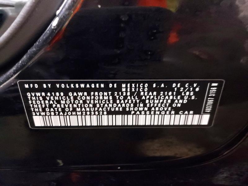 Aukcja sprzedaży 2017 Volkswagen Jetta, vin: 3VWDB7AJ0HM293528, numer aukcji: 75629625