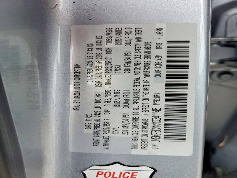 97348285 :رقم المزاد ، JM3KFBCMXM0341145 vin ، 2021 Mazda Cx-5 مزاد بيع