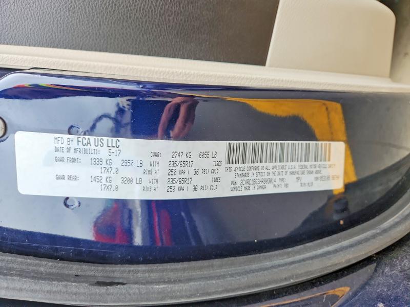 Продаж на аукціоні авто 2017 Chrysler Pacifica, vin: 2C4RC1BG3HR803014, номер лоту: 74245085