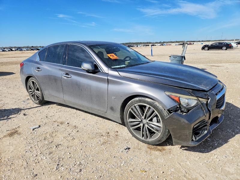 2015 Infiniti Q50 მანქანა იყიდება აუქციონზე, vin: JN1BV7AP4FM350203, აუქციონის ნომერი: 74989435