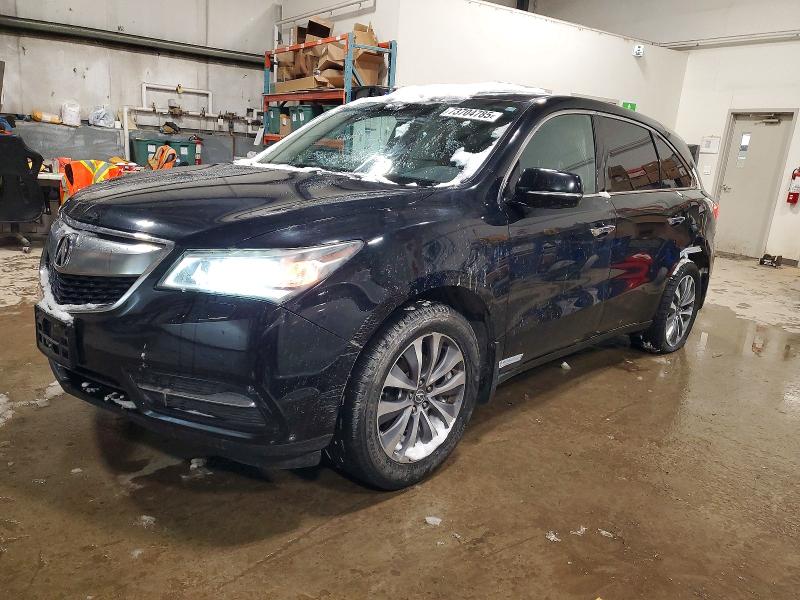 2016 Acura Mdx მანქანა იყიდება აუქციონზე, vin: 5FRYD4H67GB507916, აუქციონის ნომერი: 73704785