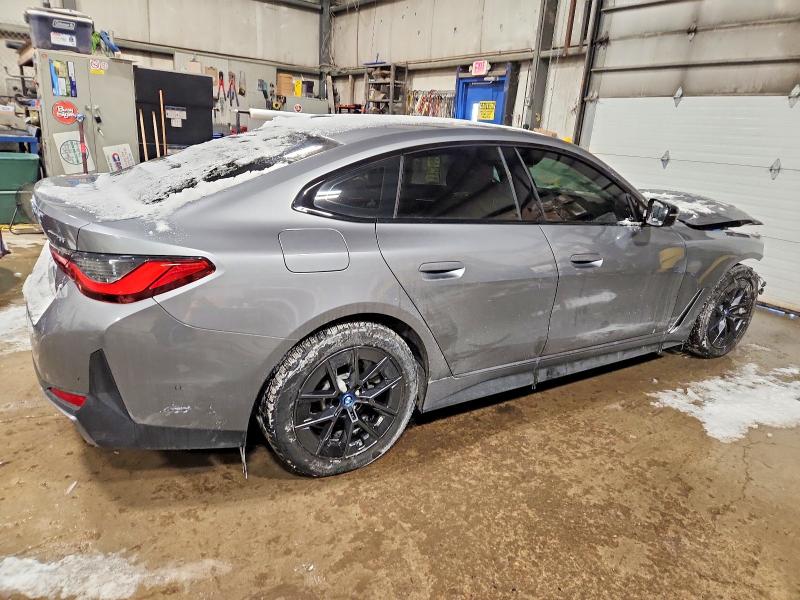 2023 Bmw I4 მანქანა იყიდება აუქციონზე, vin: WBY43AW05PFP52921, აუქციონის ნომერი: 74052285