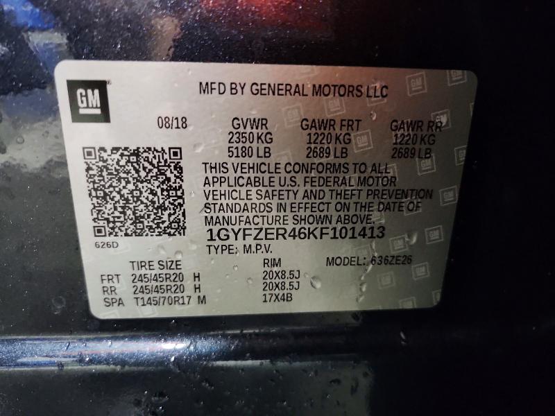 Продажа на аукционе авто 2019 Cadillac Xt4 Sport, vin: 1GYFZER46KF101413, номер лота: 72123215