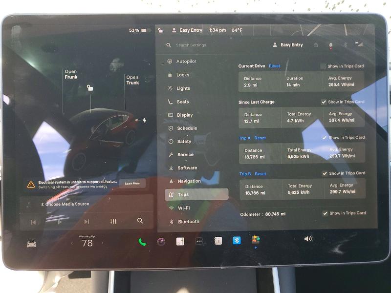 Продажа на аукционе авто 2019 Tesla Model 3, vin: 5YJ3E1EB5KF386871, номер лота: 74049185