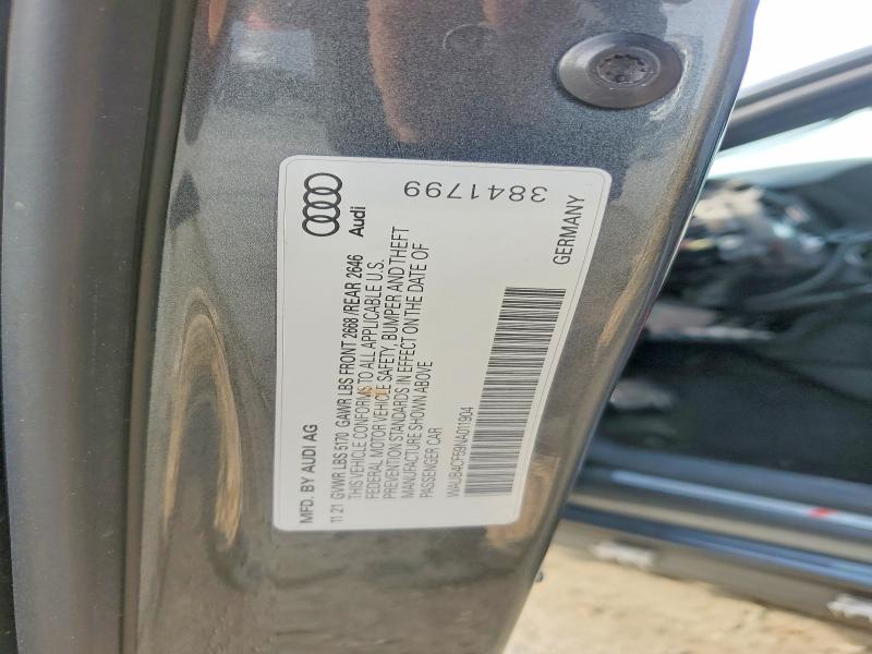 2022 Audi S5 მანქანა იყიდება აუქციონზე, vin: WAUB4CF59NA011904, აუქციონის ნომერი: 99288195