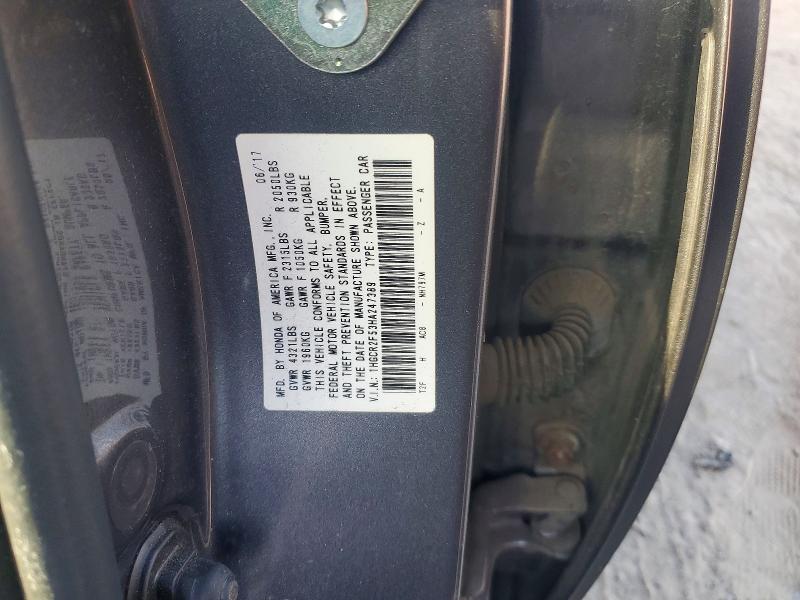Aukcja sprzedaży 2017 Honda Accord Spo, vin: 1HGCR2F53HA247389, numer aukcji: 97985305