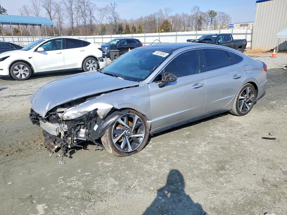 Auction sale of the 2021 Hyundai Sonata, vin: 5NPEJ4J25MH069446, lot number: 74376055