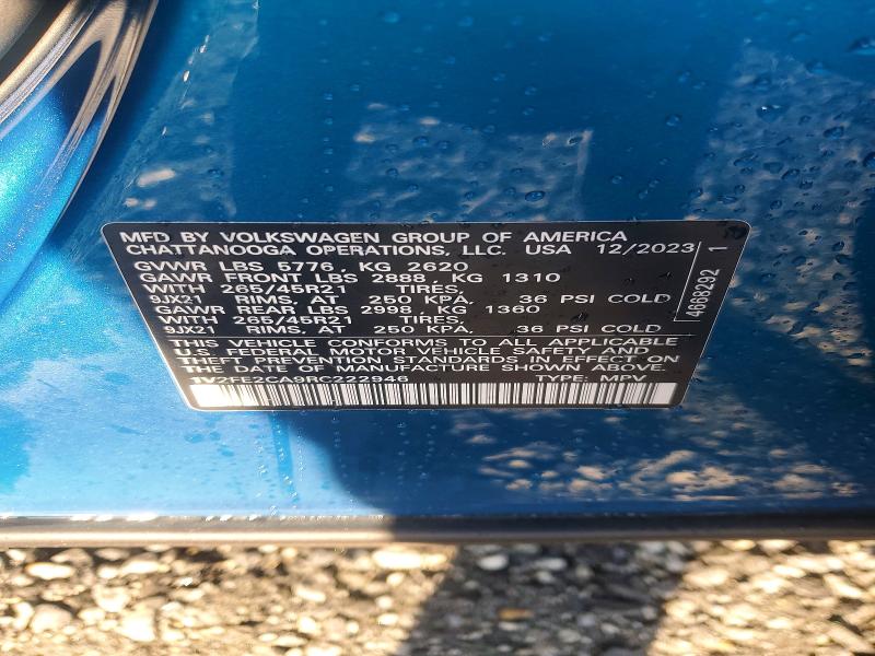 Aukcja sprzedaży 2024 Volkswagen Atlas Cross Sport, vin: 1V2FE2CA9RC222946, numer aukcji: 97820975