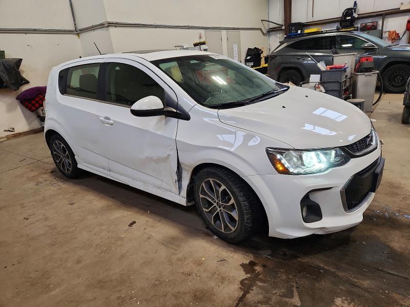 2018 Chevrolet Sonic მანქანა იყიდება აუქციონზე, vin: 1G1JD6SB2J4127961, აუქციონის ნომერი: 72591695