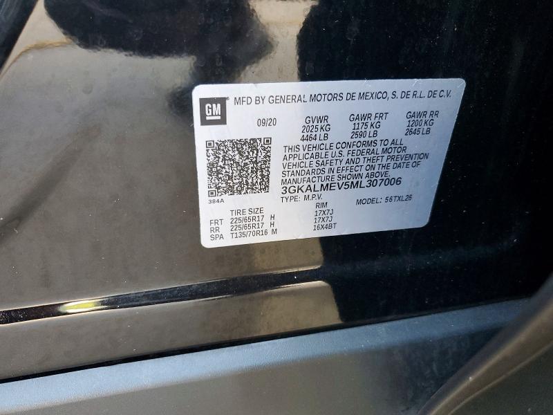 Aukcja sprzedaży 2021 Gmc Terrain, vin: 3GKALMEV5ML307006, numer aukcji: 99428935