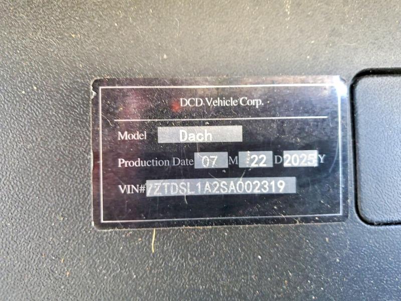 73695825 :رقم المزاد ، 7ZTDSL1A2SA002319 vin ، 2025 Other Unknown مزاد بيع