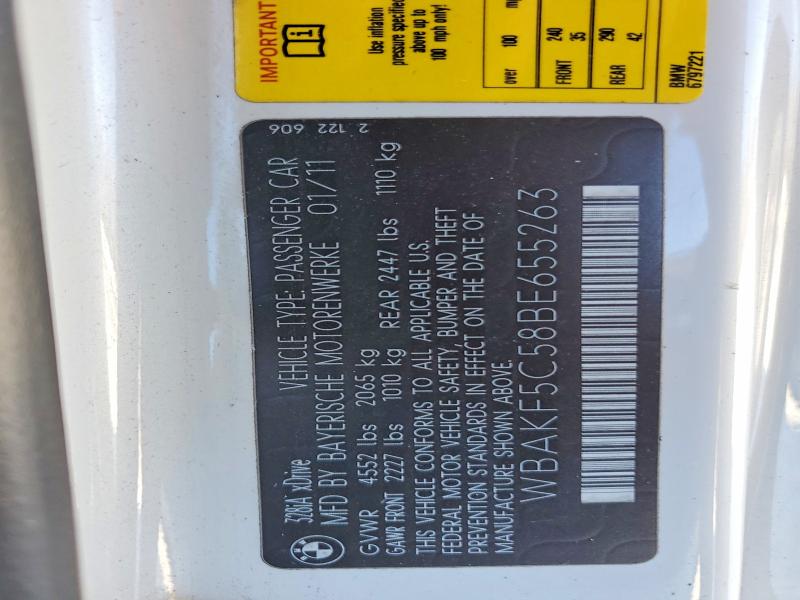 Продаж на аукціоні авто 2011 Bmw 328, vin: WBAKF5C58BE655263, номер лоту: 74396065
