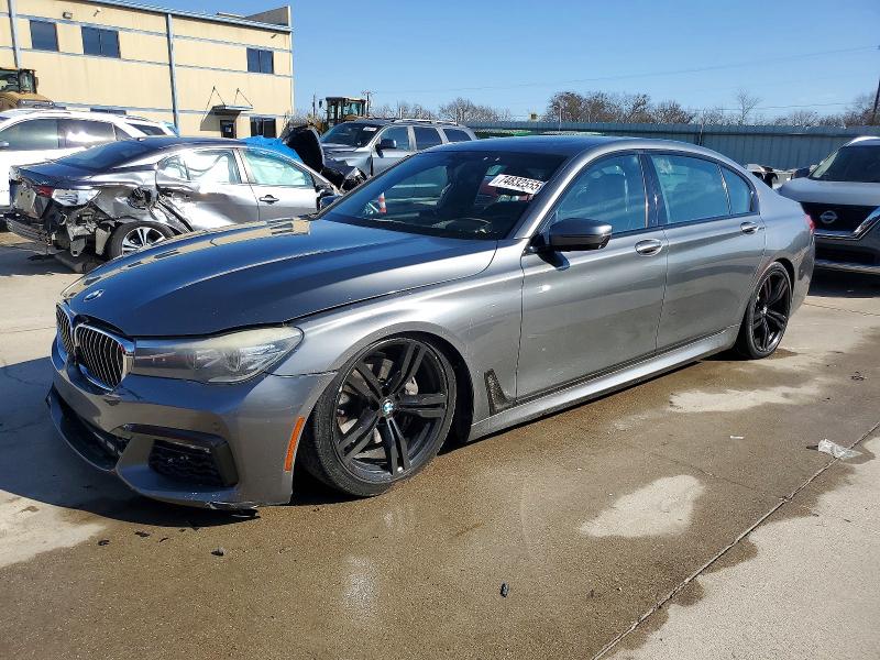 2016 Bmw 740 I მანქანა იყიდება აუქციონზე, vin: WBA7E2C57GG547607, აუქციონის ნომერი: 74832555