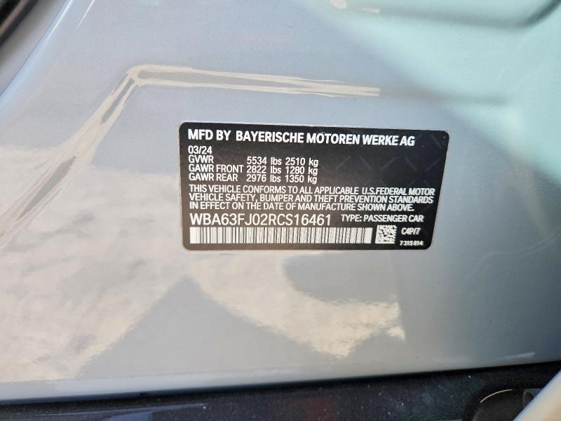 Продажа на аукционе авто 2024 Bmw 540, vin: WBA63FJ02RCS16461, номер лота: 99475145
