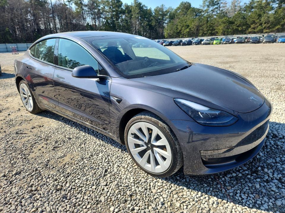 Aukcja sprzedaży 2022 Tesla Model 3, vin: 5YJ3E1EB1NF201008, numer aukcji: 75306525