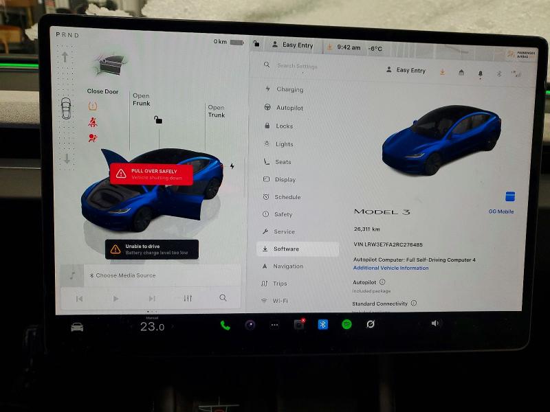 Продажа на аукционе авто 2024 Tesla Model 3, vin: LRW3E7FA2RC276485, номер лота: 99500125